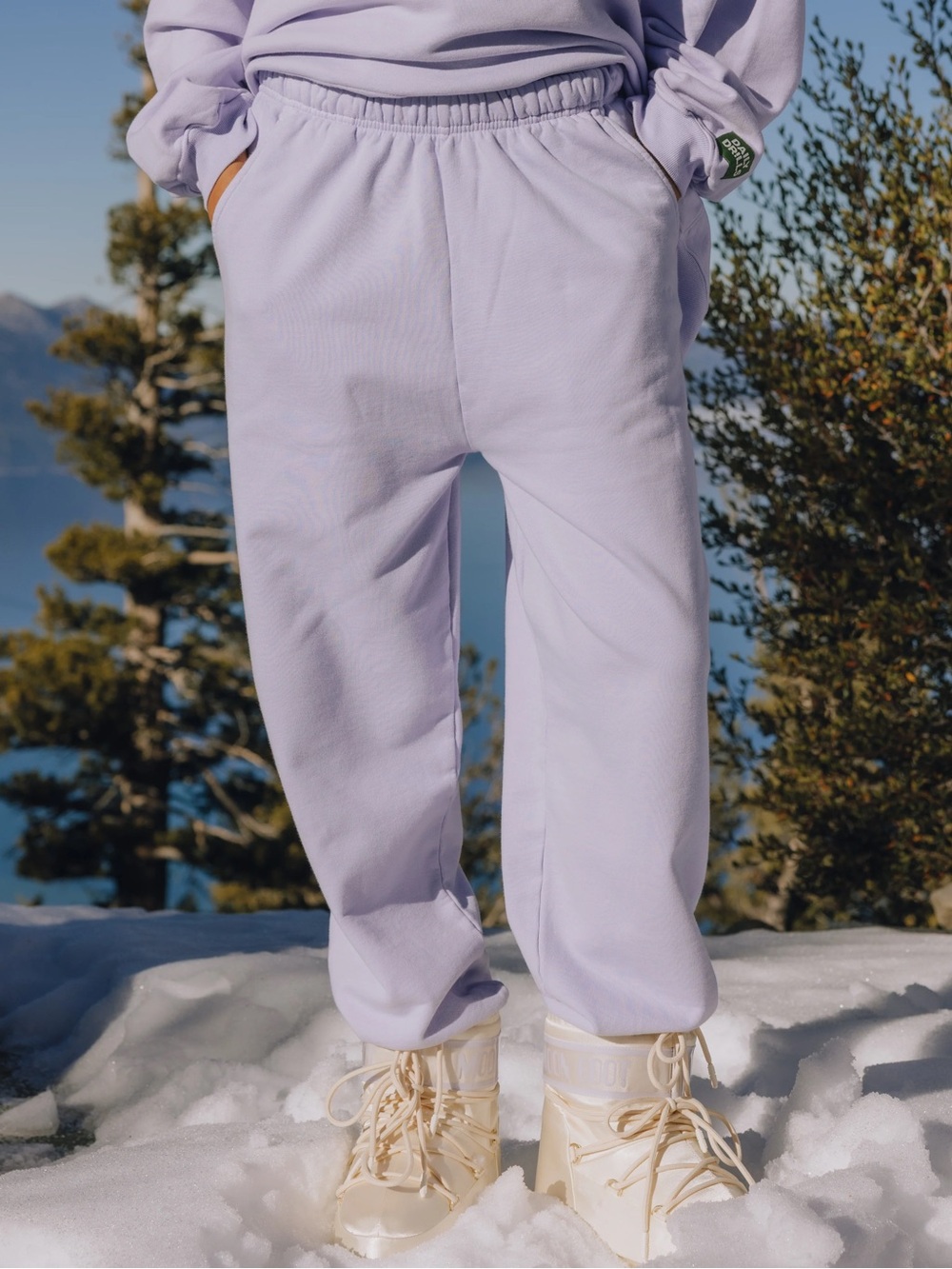 Daily Drills Monochrome Sweatpants in Wink XS/S